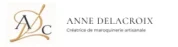 logo entreprise ANNE DELACROIX, créatrice d'articles de maroquinerie artisanale à la Croix en Touraine
